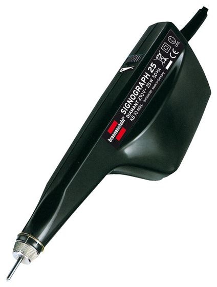1500740 Graviergerät Signograph 25 Watt mit gehärtetem Stichel 
