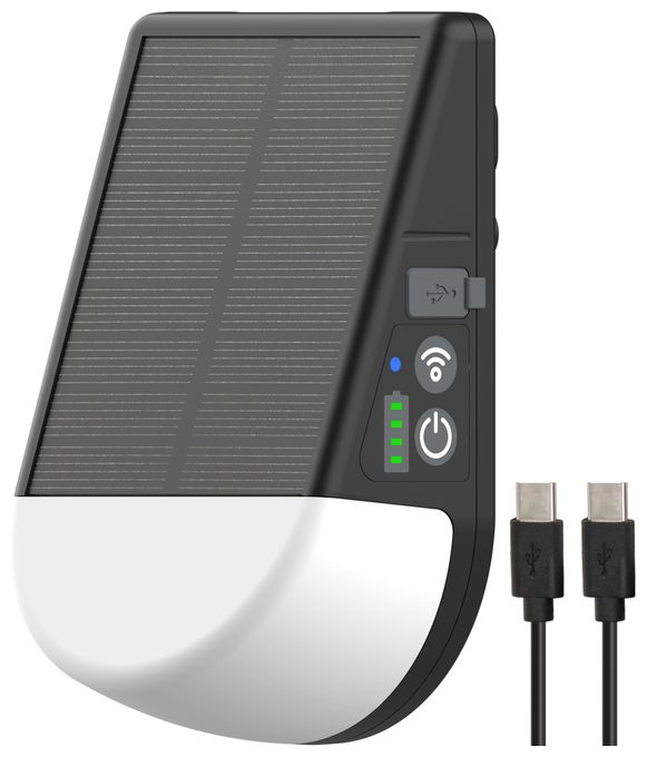 LED Wandbeleuchtung für den Außenbereich Batterie/Akku KL300AS Akku Solar LED Outdoor Lampe 