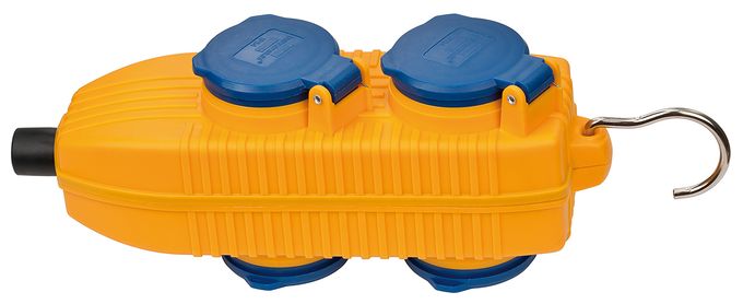 Steckdosen-Powerblock 230V/16A IP54 4-fach 