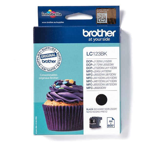 originale Druckerpatronen Schwarz 600 Seiten LC-123BK 