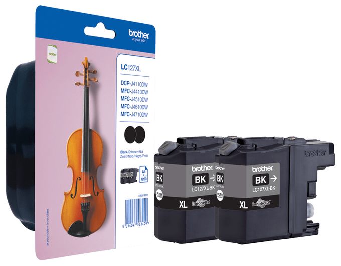 originale Druckerpatronen Schwarz LC-127XLBK 