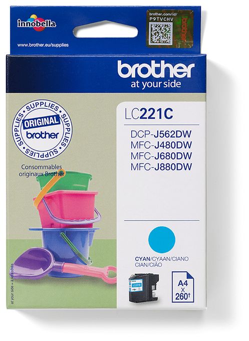 originale Druckerpatronen Cyan LC-221C 
