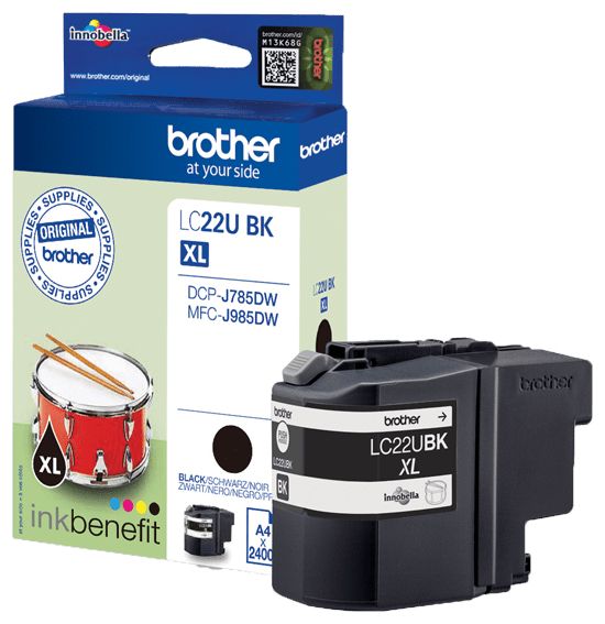 originale Druckerpatronen Schwarz 2400 Seiten LC-22UBK 