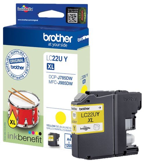 originale Druckerpatronen Gelb LC-22UY 