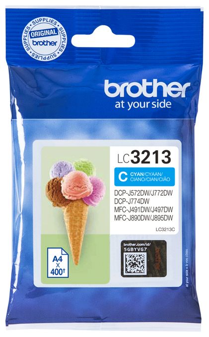 originale Druckerpatronen Cyan LC-3213C 
