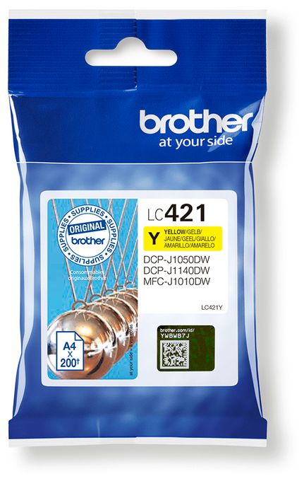 originale Druckerpatronen Gelb LC-421Y 