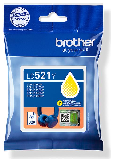 originale Druckerpatronen Gelb LC-521Y 