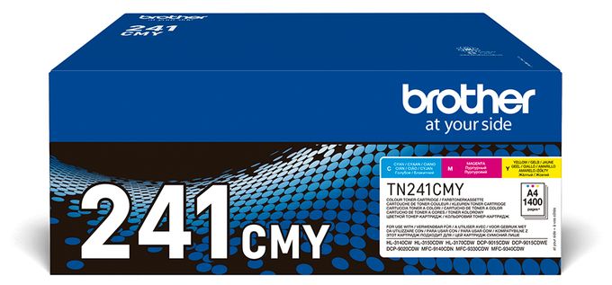 originale Druckerpatronen Cyan, Magenta, Gelb TN-241CMY 