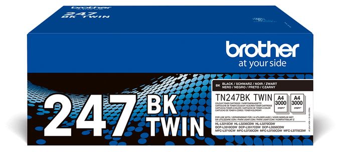 originale Druckerpatronen Schwarz TN-247BKTWIN 