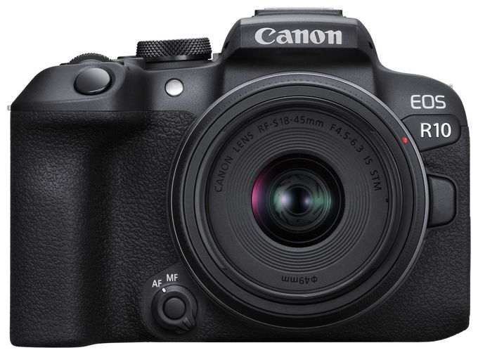 25,5 MP MILC 2,5x Opt. Zoom 7,5 cm Wlan Bluetooth EOS R10 Kit 