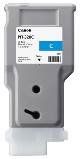 originale Druckerpatronen Cyan 300 ml PFI-320C 