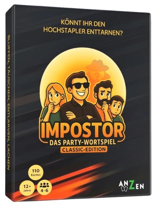Kartenspiel bis zu 6 Spielern ab 12 Jahr(e) Impostor - Das Party-Wortspiel - Classic-Edition 
