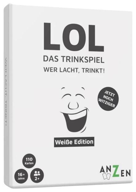 Kartenspiel bis zu 12 Spielern ab 16 Jahr(e) LOL - Das Trinkspiel - Weisse Edition 
