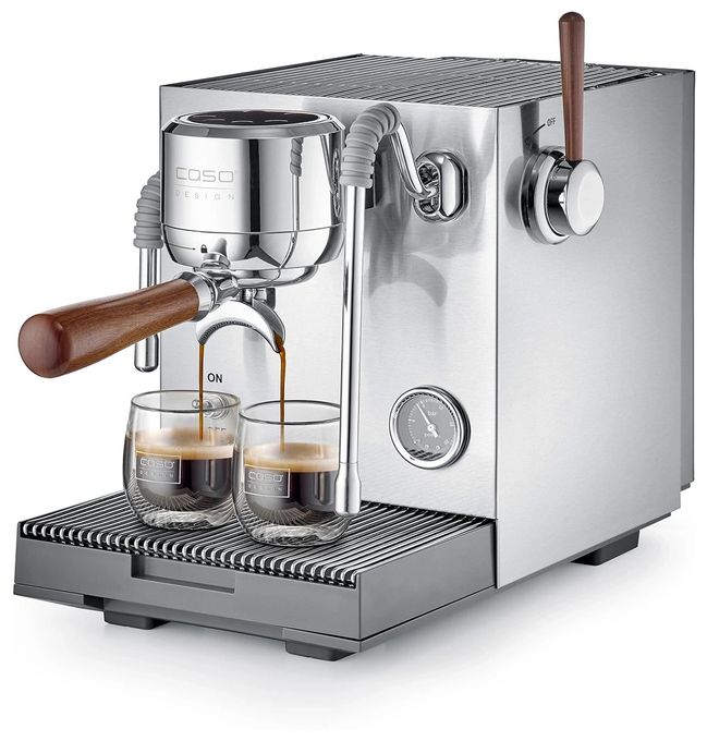 Siebträger Kaffeemaschine 19 bar 3000 W  1825 Espresso Gourmet Advanced (Silber) 