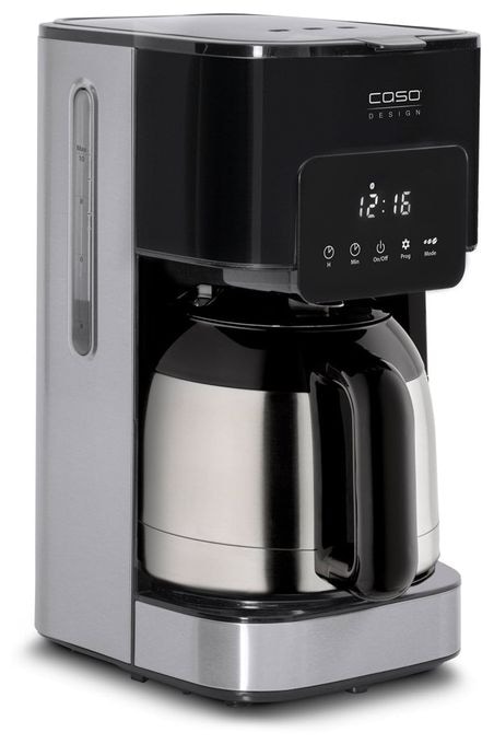 10 Tassen Filterkaffeemaschine 1,2 l  1845 Coffee Taste&Style Duo Thermo (Schwarz, Edelstahl) 