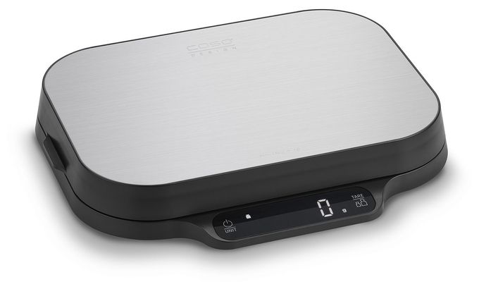 Elektronische Küchenwaage bis 15 kg Genauigkeit 0,1 g  Kitchen Duo (Schwarz, Edelstahl) 