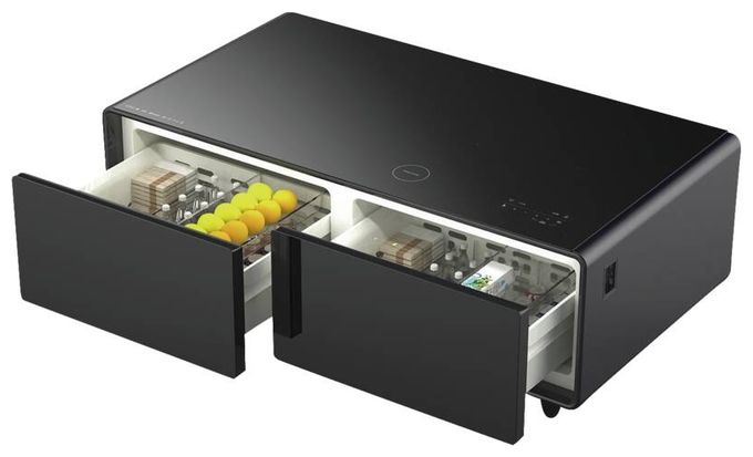 135 l Tischkühlschrank EEK: F 91 kWh Jahr  Sound & Cool (Schwarz) 