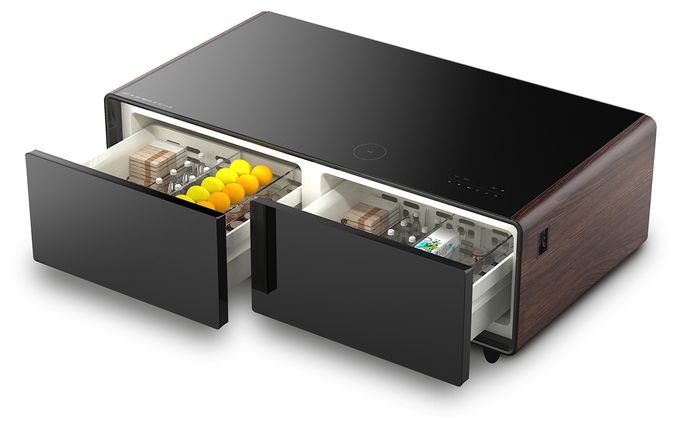 135 l Tischkühlschrank EEK: F 91 kWh Jahr  Sound & Cool (Schwarz) 