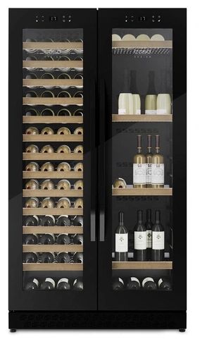 Weinkühler Freistehend 2 Zonen 122 Flasche(n) WineChef Duo 122 