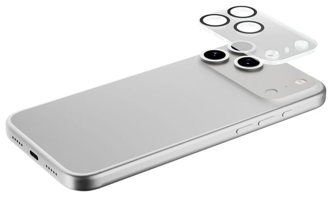 Kameraobjektivschutz für  Apple iPhone 17 Pro Kratzresistent, Schockresistent Camera Lens 