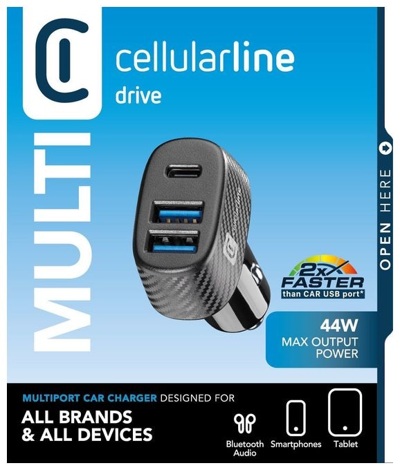 Car Multipower Trio - iPhone, Samsung, Xiaomi, Oppo and other Smartphones and Tablets 
