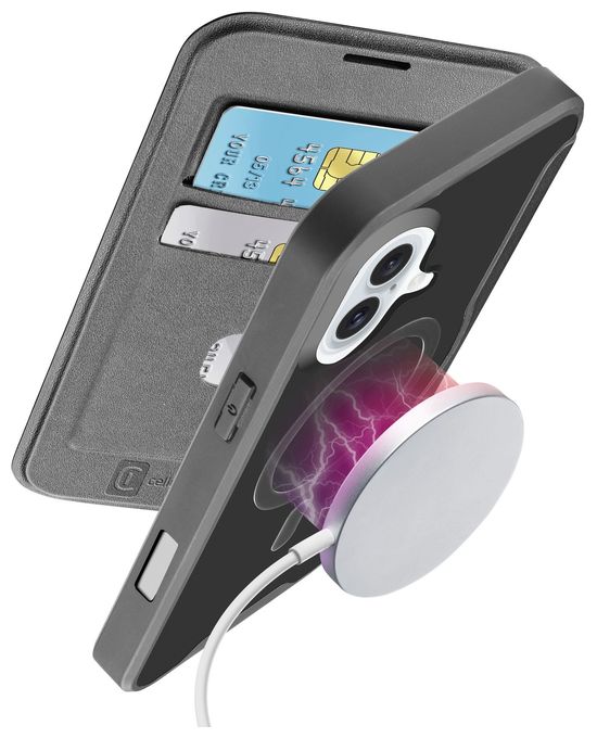 Folio für Apple iPhone 16  Daily Mag (Schwarz) 