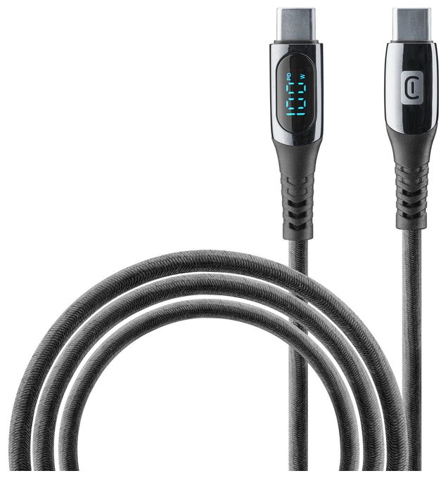 Stecker USB C auf USB C bis 100 W 2 m  Display Cable (Schwarz) 
