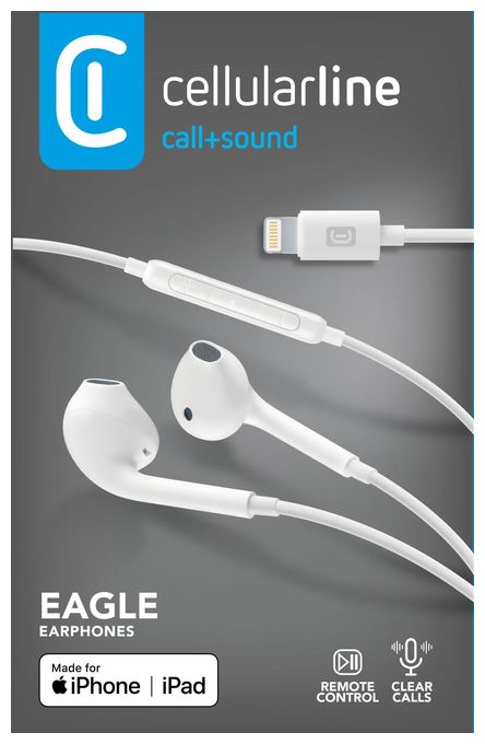 In-Ear Kopfhörer Kabelgebunden  Eagle (Weiß) 