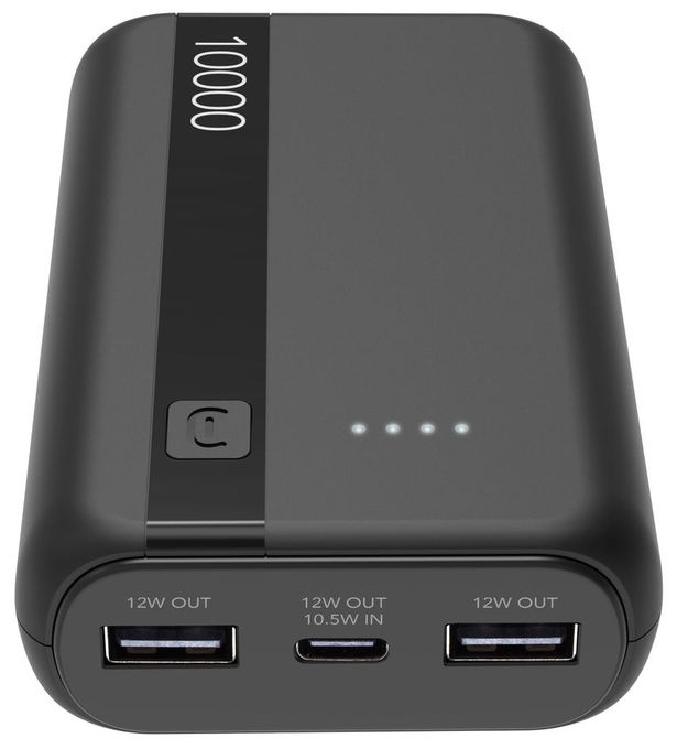 10000 mAh Powerbank USB Typ-C  Entry (Schwarz) 