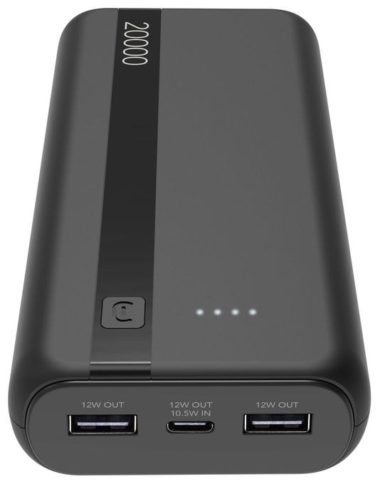 20000 mAh Powerbank USB Typ-C  Entry (Schwarz) 