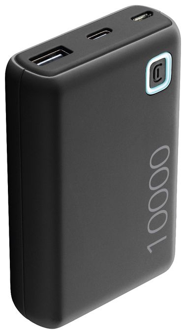 10000 mAh Powerbank Micro-USB + USB Type-C  Essence (Schwarz) 