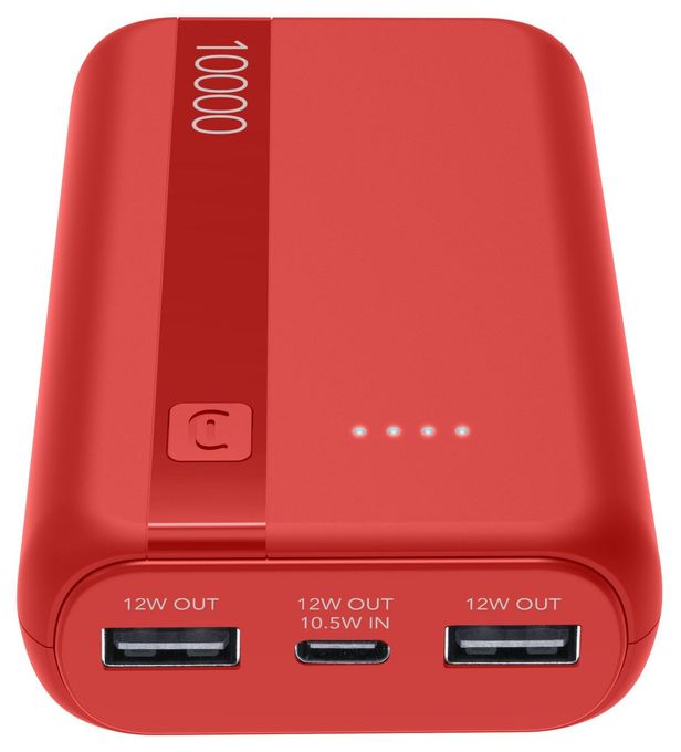 10000 mAh Powerbank USB Typ-C  Essential (Rot) 