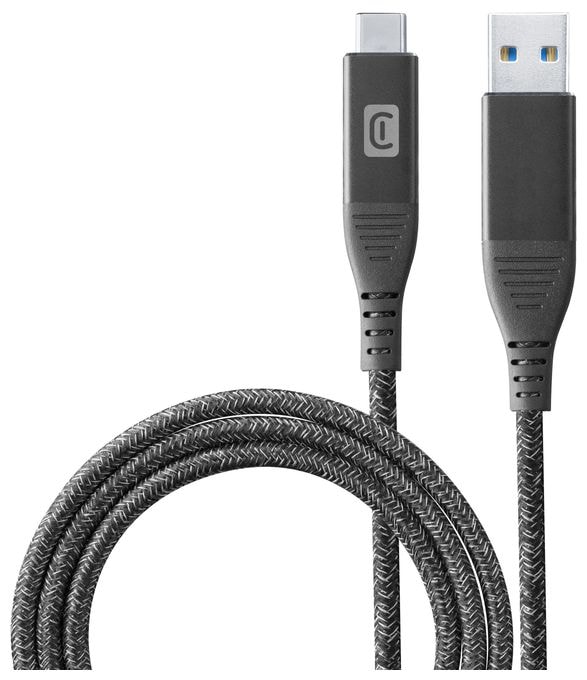10 Gbit/s Stecker USB A auf USB C 1 m  Fast Transfer Data Cable (Schwarz) 