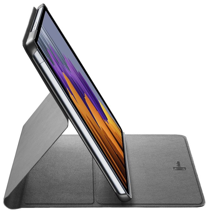 Folio aus Kunstleder für Samsung GALAXY S9 FE+ bis 31,5 cm (12.4") (Schwarz) Folio 