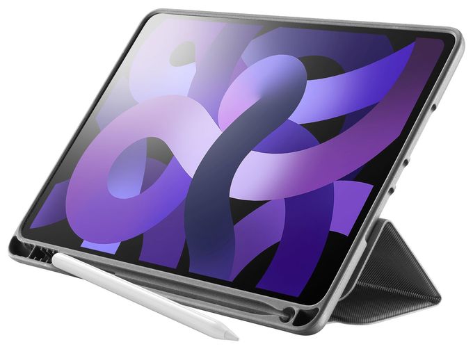 Folio aus Kunstleder für Apple iPad Air 10.9" (2022), iPad Air 10.9'' (2020), iPad Pro 11'' (2018) bis 27,9 cm (11") (Schwarz) Folio Pen 