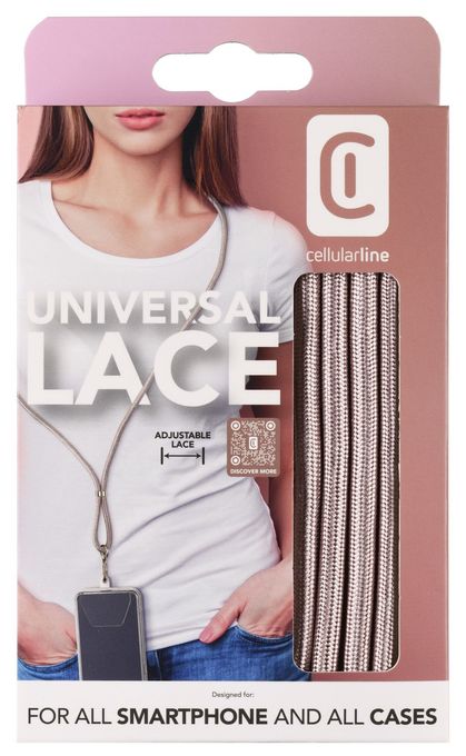 Umhängegurt für Universal  Handykette Universal Necklace Strap Lace (Pink) 