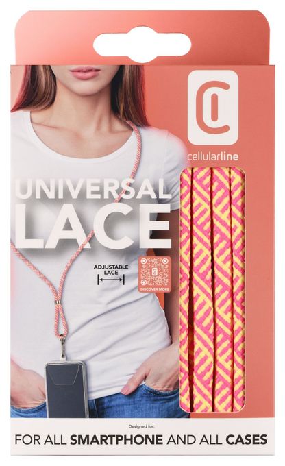Umhängegurt für Universal  Handykette Universal Necklace Strap Lace (Orange) 