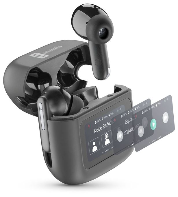 In-Ear Bluetooth Kopfhörer Kabellos TWS 6 h Laufzeit  Hush (Schwarz) 