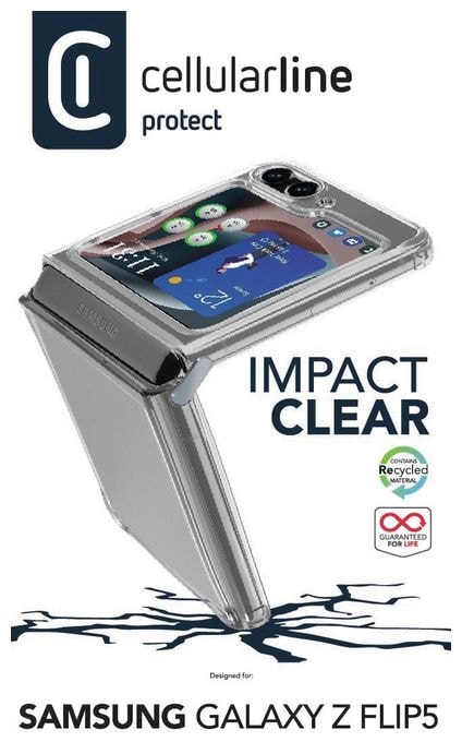 Cover für Samsung Galaxy Z Flip5  Impact Clear (Transparent) 