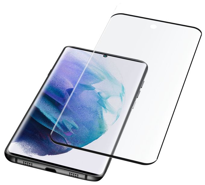 gehärtetes Glas 9H für  Samsung Galaxy S22 Ultra Stoßfest, Splitterfrei, Schockresistent Impact Glass Curved 