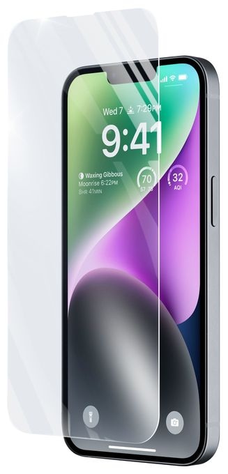 gehärtetes Glas 9H für  Apple iPhone 14, iPhone 14 Pro Schockresistent Impact Glass Capsule 