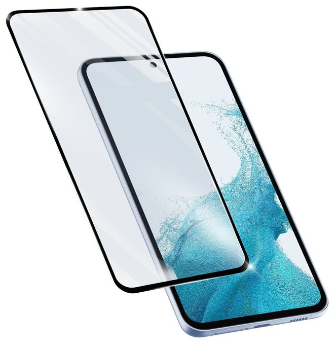 Klare Bildschirmschutzfolie gehärtetes Glas 9H für  Samsung Galaxy A54 5G Stoßfest, Splitterfrei, Schockresistent Impact Glass Capsule 