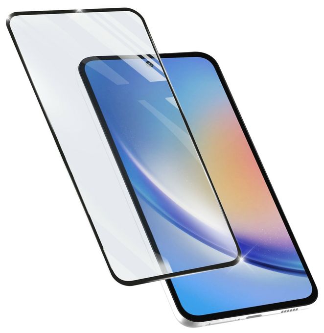 Klare Bildschirmschutzfolie gehärtetes Glas 9H für  Samsung Galaxy A35/A55 5G Stoßfest, Schlagfest, Kratzresistent Impact Glass Capsule 