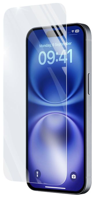 Klare Bildschirmschutzfolie gehärtetes Glas 9H für  Apple iPhone 16 Kratzresistent, Schockresistent Impact Glass Capsule 