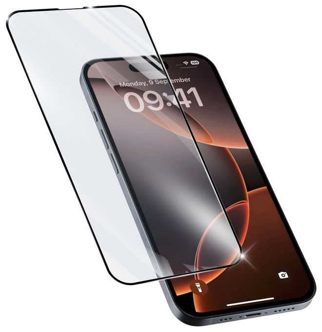 Klare Bildschirmschutzfolie gehärtetes Glas 9H für  Apple iPhone 16 Pro Stoßfest, Splitterfrei, Schockresistent Impact Glass Capsule 