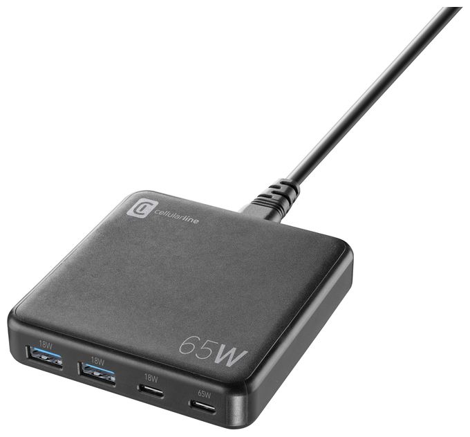 Netzladegerät MULTIPOWER DESK 65W mit GaN Technologie 