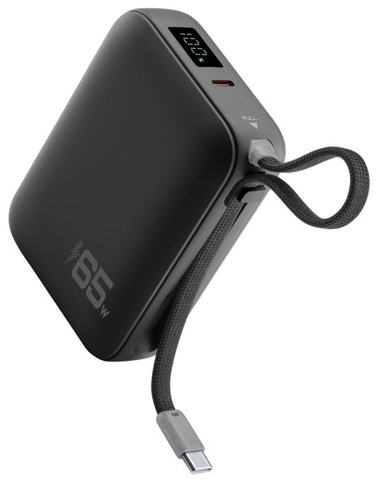 POWER BANK POCKET 20000 mAh 65W USB-C ANSCHLUSS SCHWARZ 