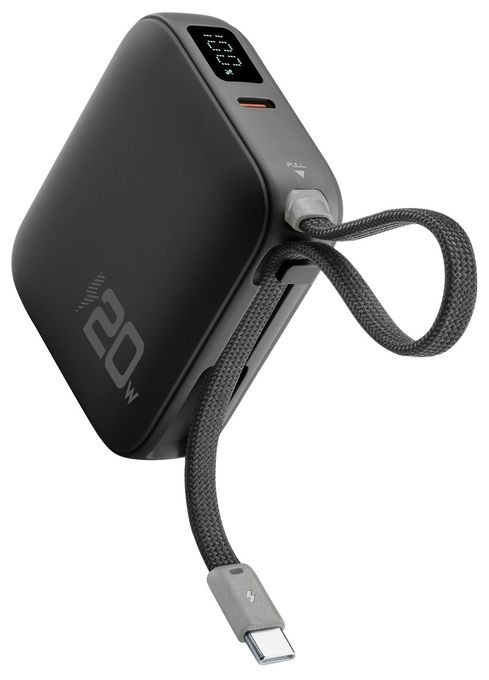 POWER BANK POCKET 10000 mAh 20W USB-C ANSCHLUSS SCHWARZ 