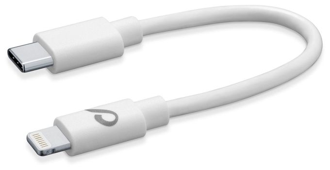 Lightning auf USB C bis 30 W 0,15 m  Power Cable (Weiß) 