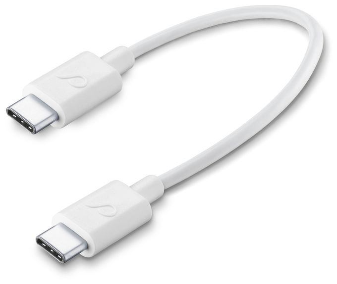 Stecker USB C auf USB C bis 60 W 0,15 m  Power Cable (Weiß) 